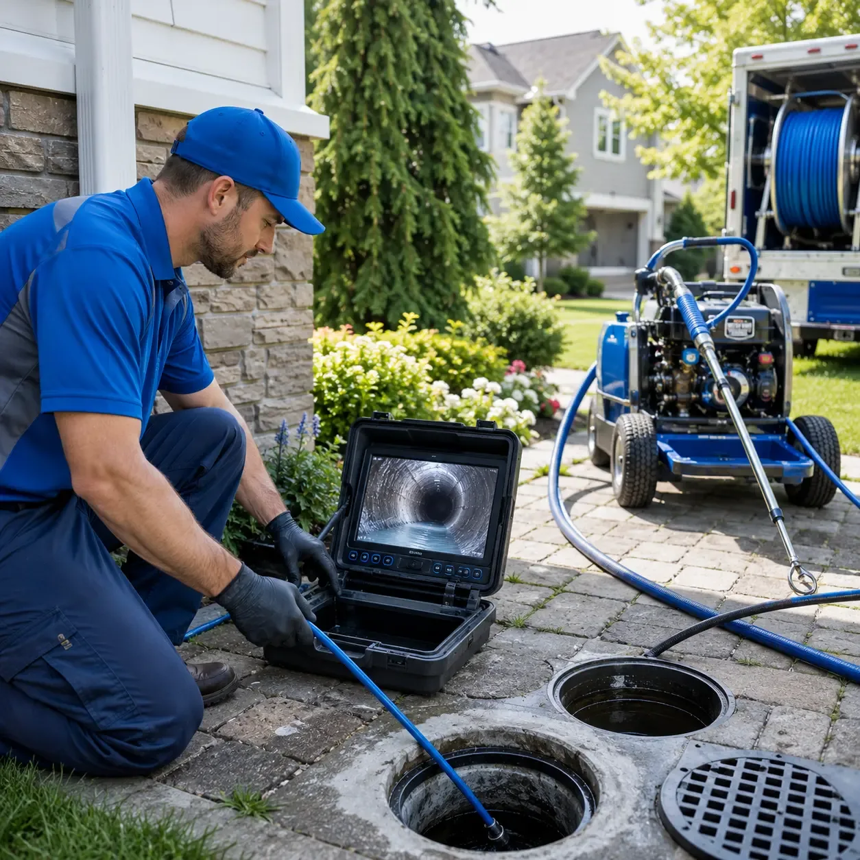 Outdoor drain cleaning professionals serving Green Camp, OH