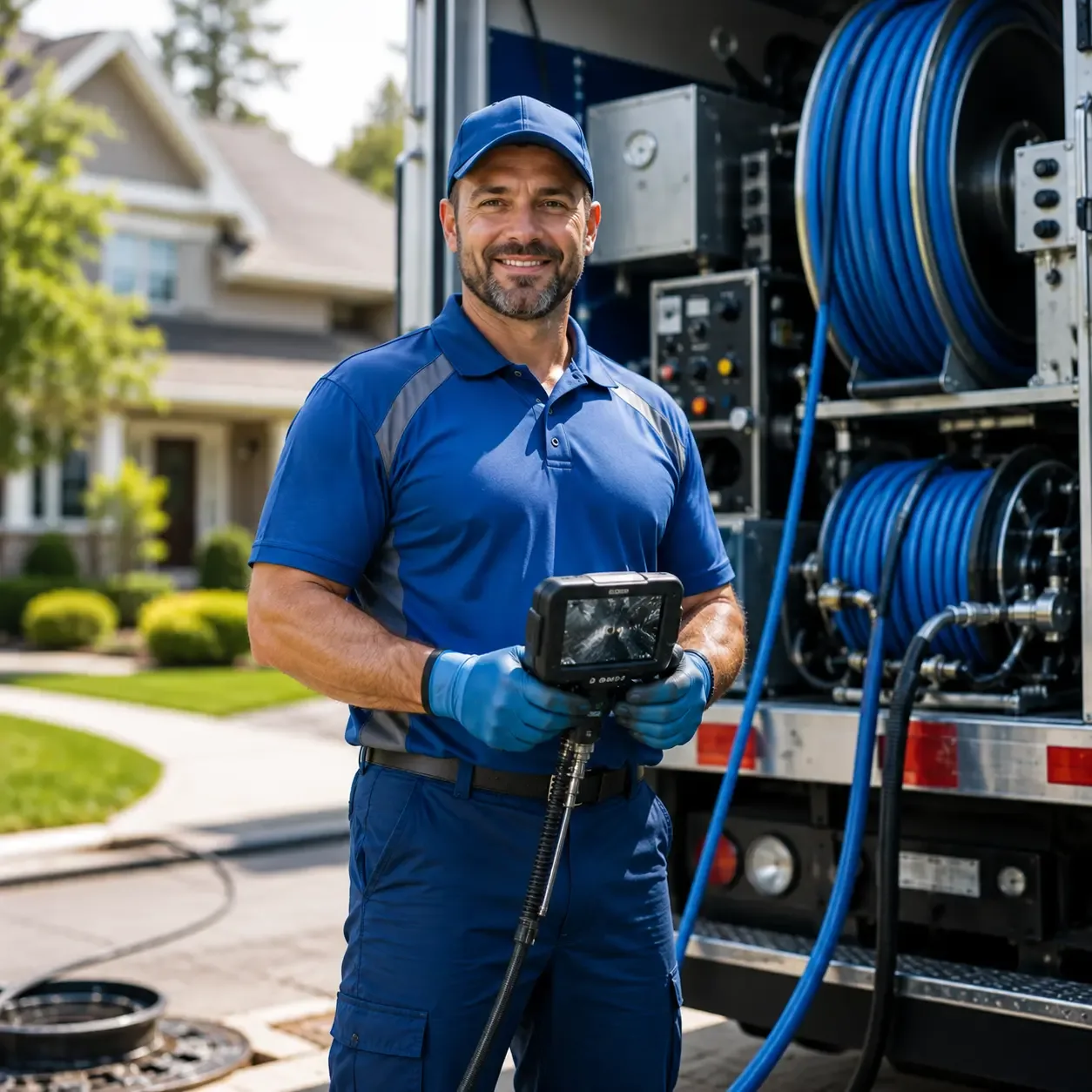 Local outdoor drain cleaning specialists in Green Camp, OH
